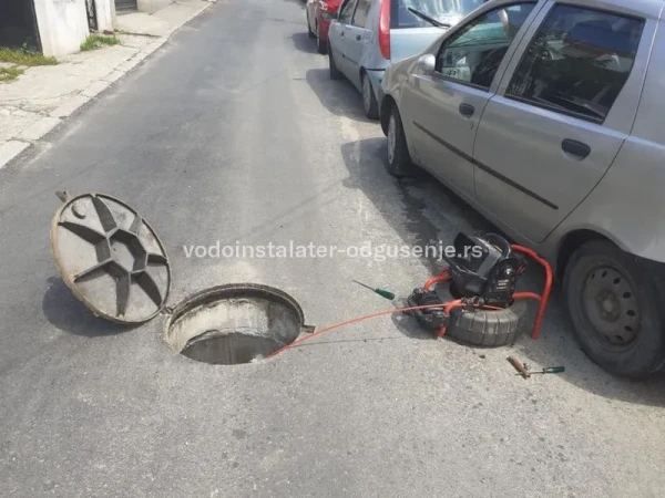 Čišćenje horizontalnih cevi u šahtu