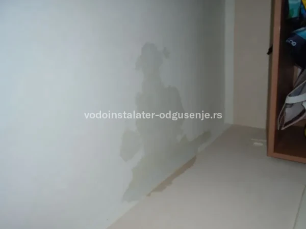 Lociranje mesta oštecene cevi u zidu termalnom kamerom