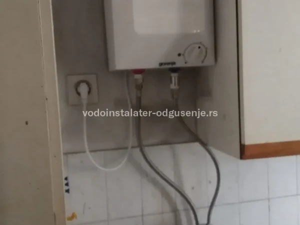 Menjanje vodovodne instalacije bojlera