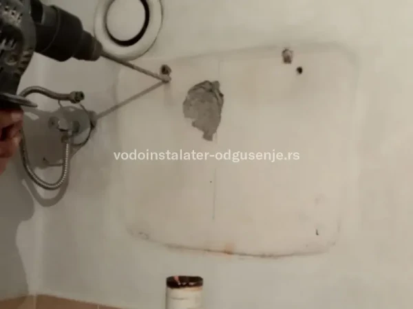 Montiranje kotlića za wc šolju