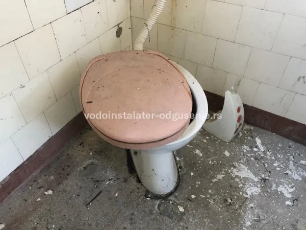 Polomljena wc šolja