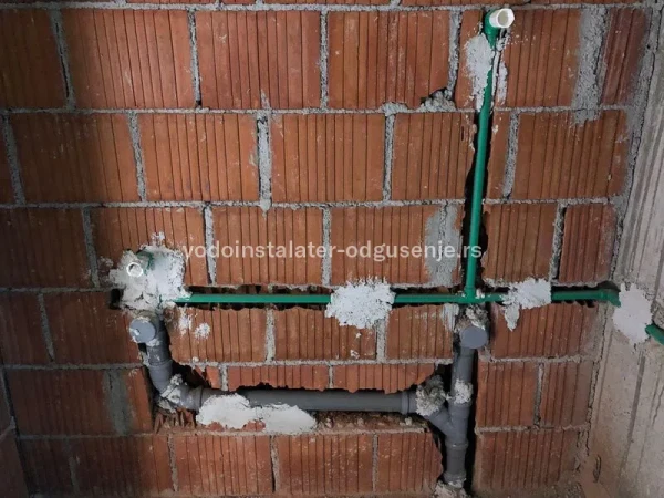 Prepravka vodovodne instalacije za nisko-montažni bojler