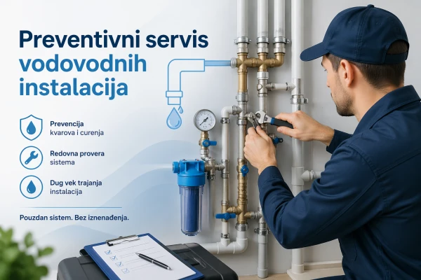Preventivni servis vodovodnih instalacija