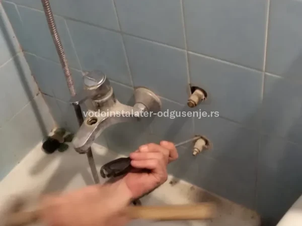 Promena jednog propusnog dela vodovodne instalacije