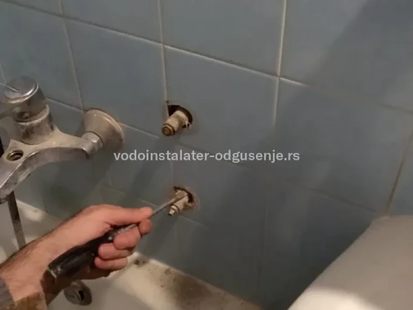 Zamena propusnog dela vodovodne instalacije