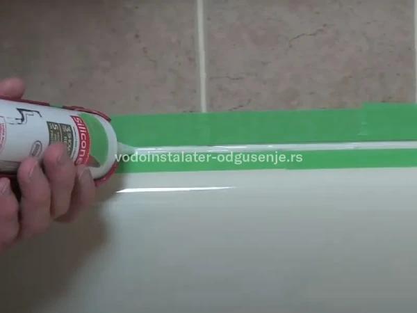 Zamena silikona na tuš kabini
