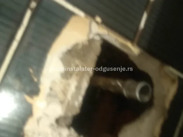 Zamena trule cevi na vodovodnoj instalaciji
