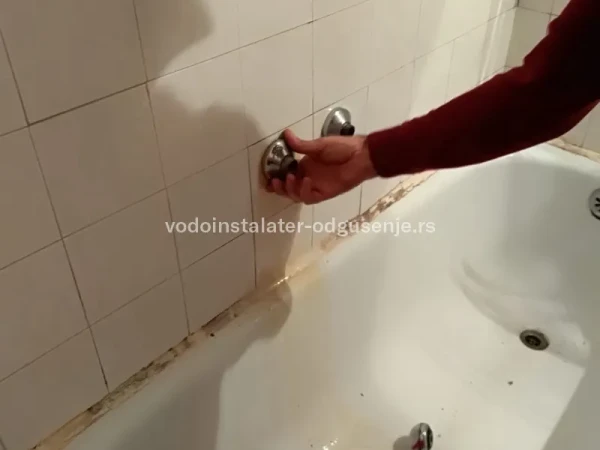 Zamena tuš baterije sa reparacijom oštećenih delova instalacije