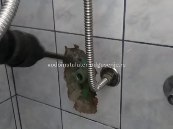 Zamena završnog kolena instalacije akumulacionog bojlera