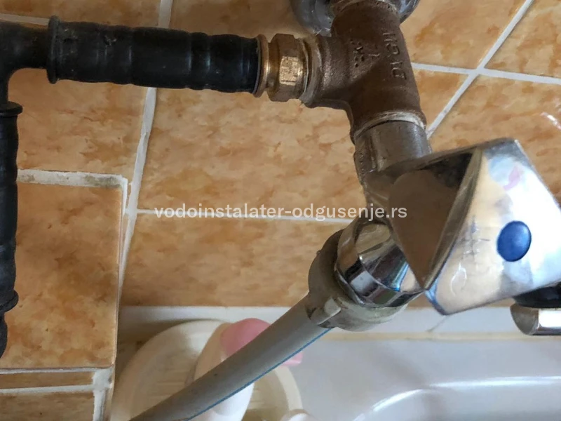 Montaža slavine 4 5